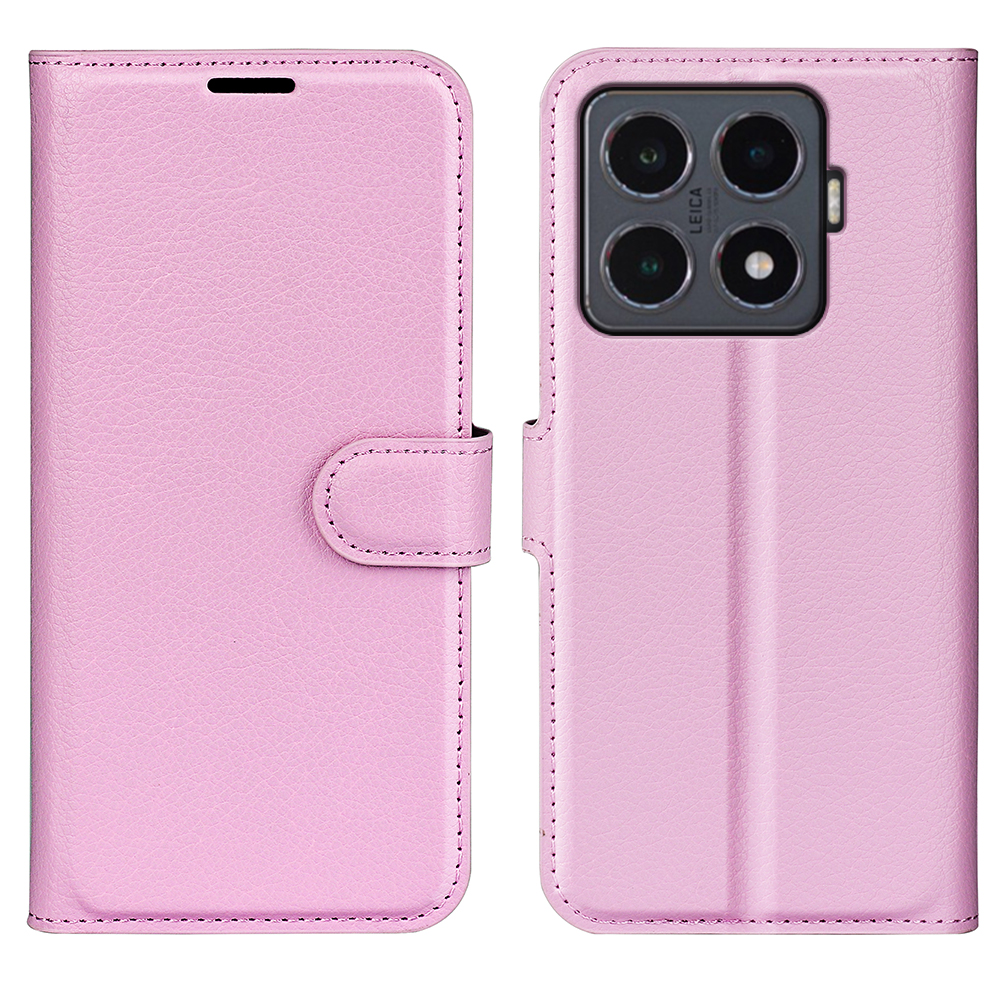 Xiaomi 15T Pro - Læder cover / pung - Pink