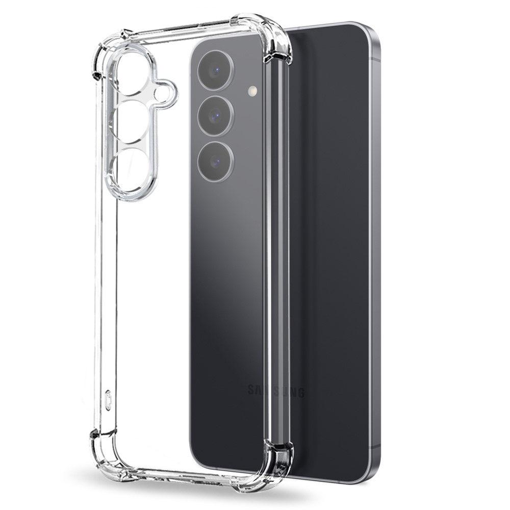Samsung Galaxy S25 FE - Shockproof gummi cover 1.5mm - Transparent