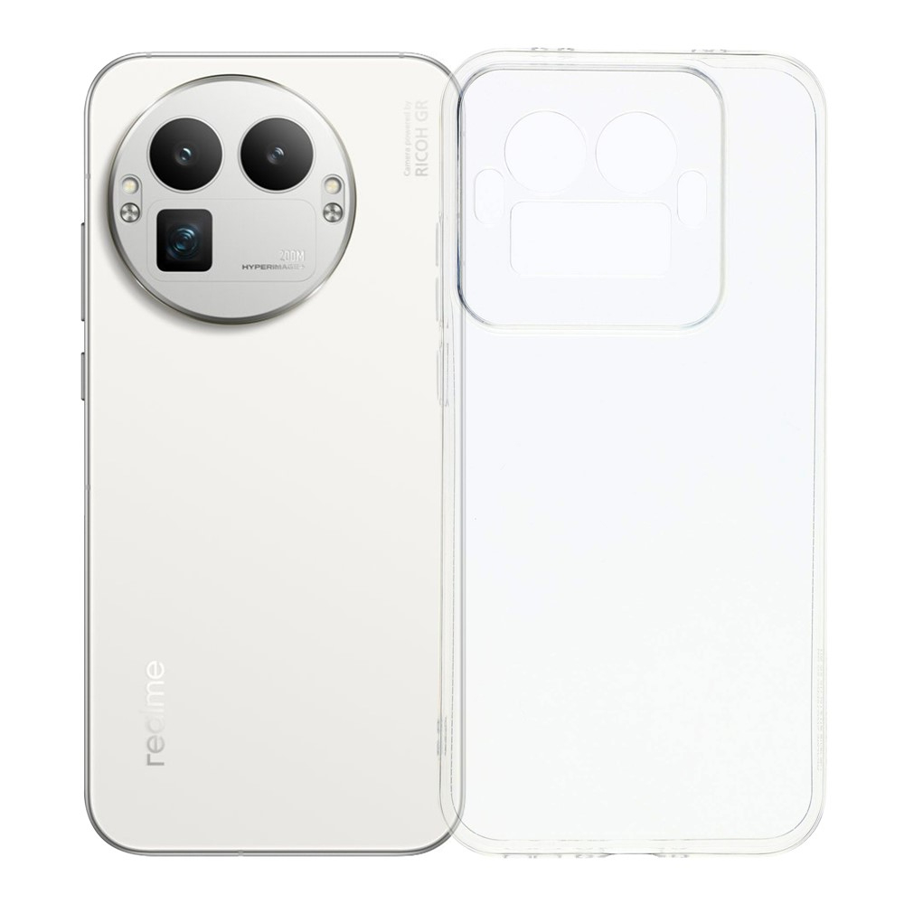 Realme GT 8 Pro 5G - Slim shockproof gummi cover - Transparent