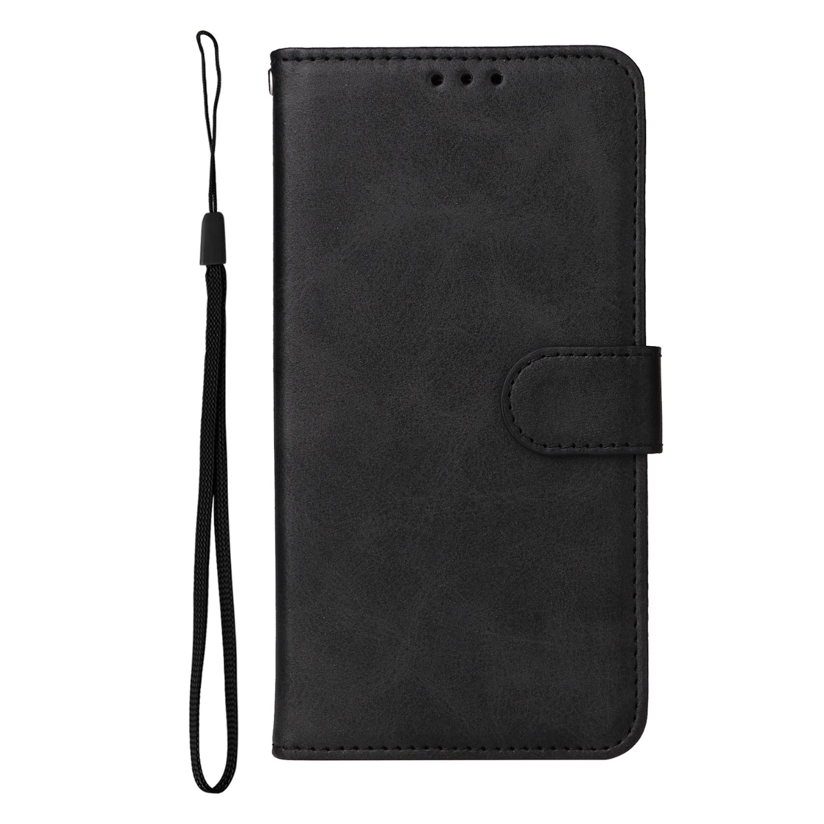 OnePlus 15R 5G - Læder cover / pung - Sort