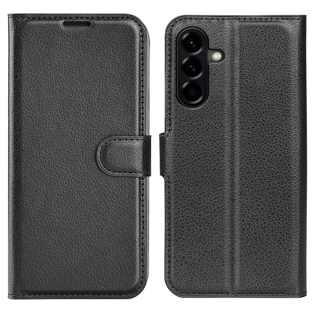Samsung Galaxy A57 5G - Læder cover / pung - Sort