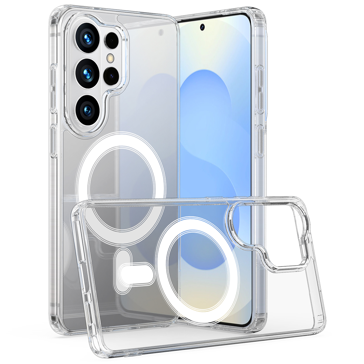 Samsung Galaxy S26 Ultra - Shockproof Magsafe kompatibel cover - Transparent