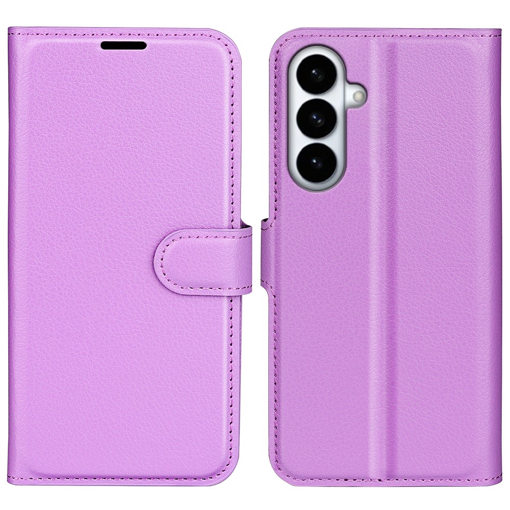 Samsung Galaxy S26 Plus - Læder cover / pung - Lilla