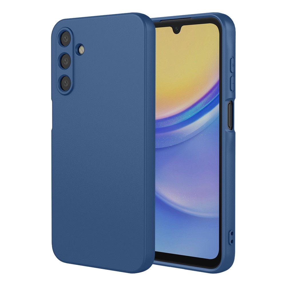 Samsung Galaxy A37 5G - Fleksibel gummer cover - Mørkeblå