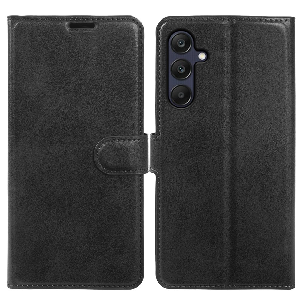 Samsung Galaxy A26 5G - Vintage læder cover / pung - Sort