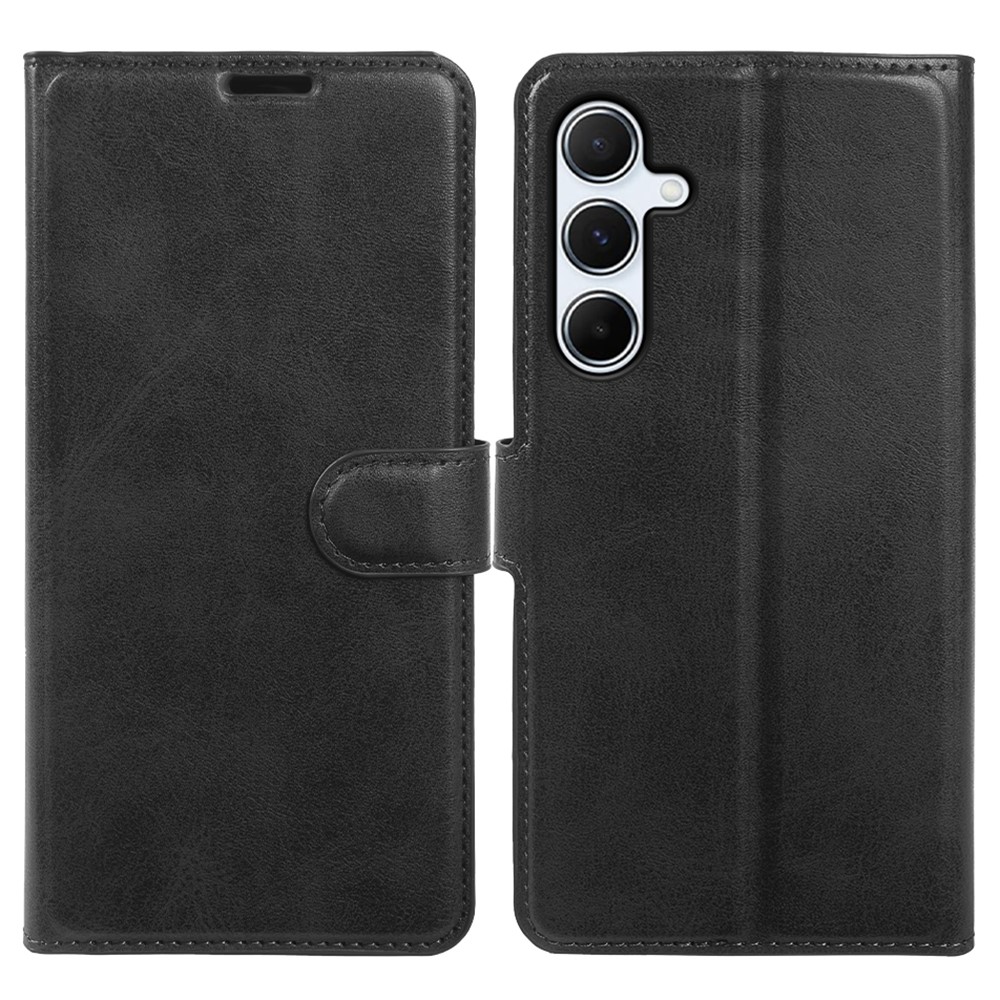 Samsung Galaxy A55 5G - Vintage læder cover / pung - Sort
