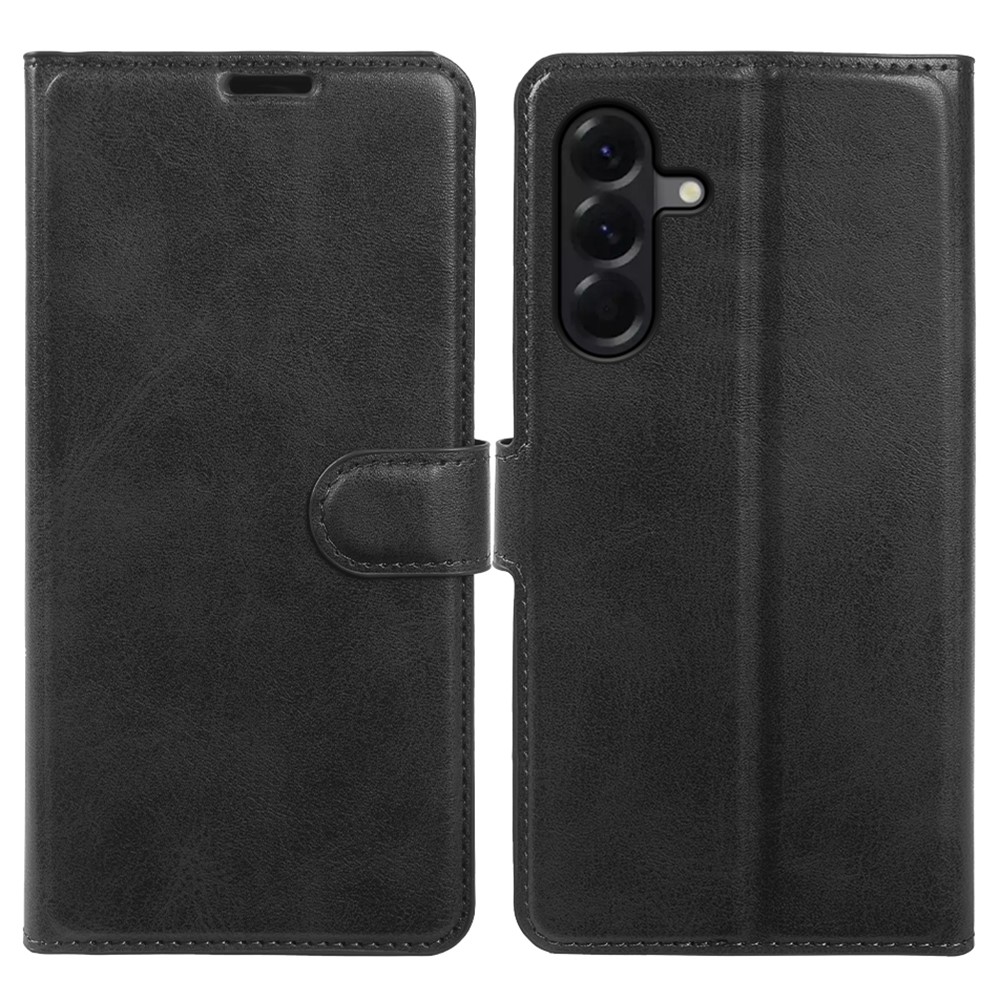 Samsung Galaxy A57 5G - Vintage læder cover / pung - Sort