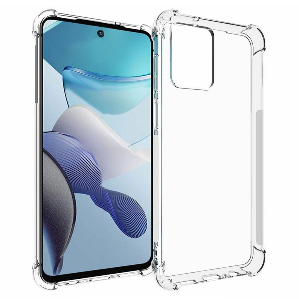 Motorola Moto G53 5G - Shockproof gummi cover - Transparent