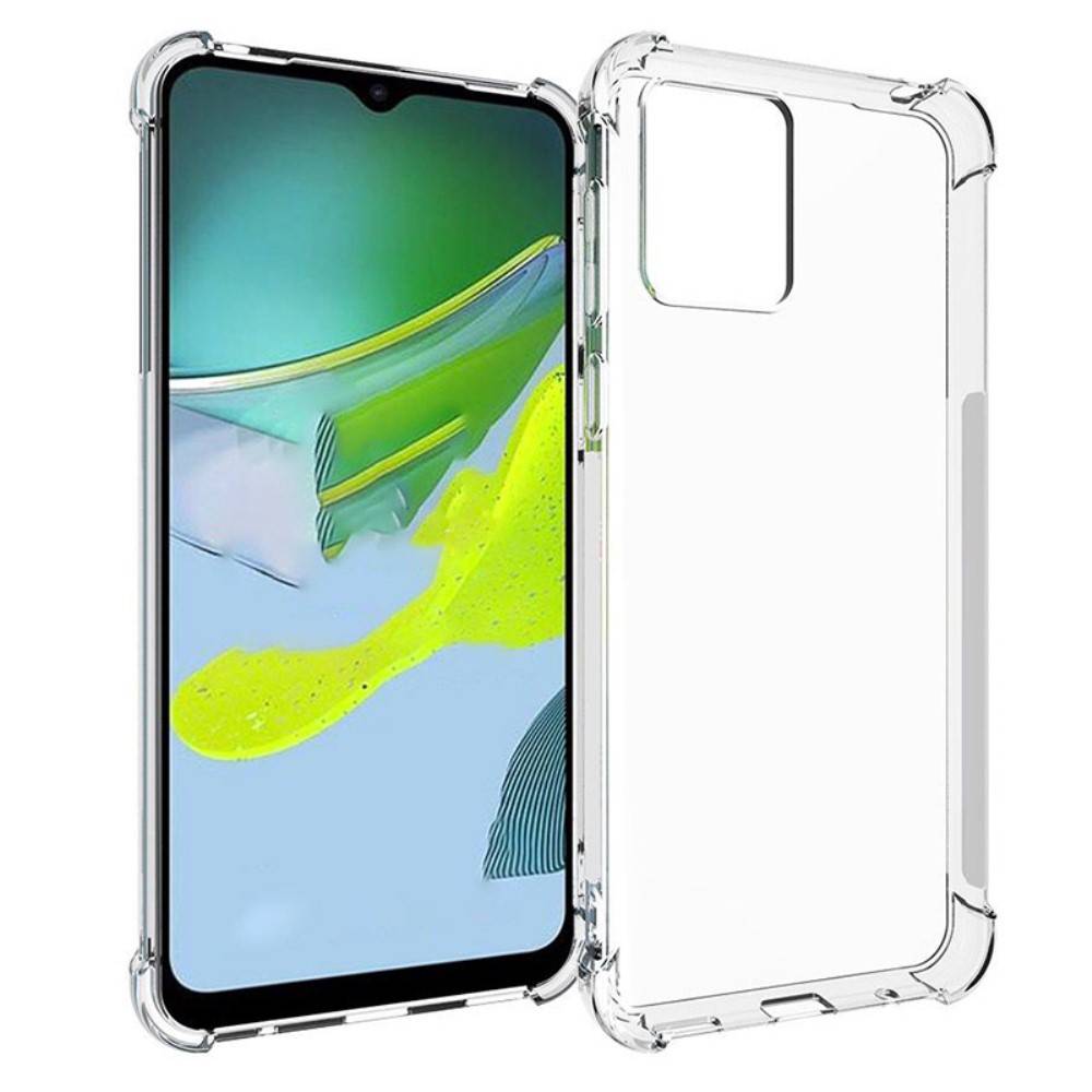 Motorola Moto E13 4G - Shockproof gummi cover - Transparent