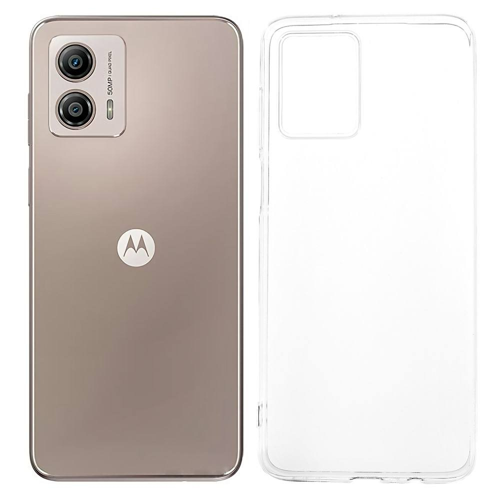 Motorola Moto G53 5G - Ultratyndt gummi cover - Transparent
