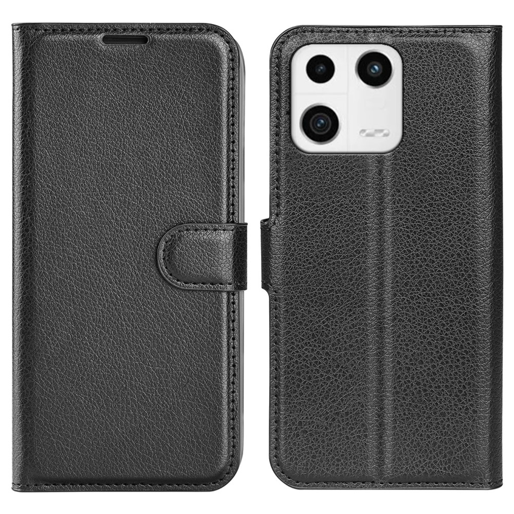 Xiaomi 13 5G - Læder cover / pung - Sort