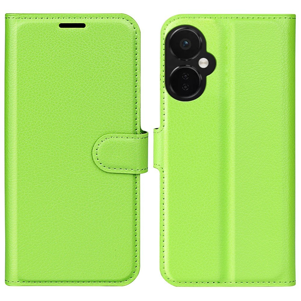 OnePlus Nord CE 3 Lite 5G / Nord N30 5G - Læder cover / pung - Grøn