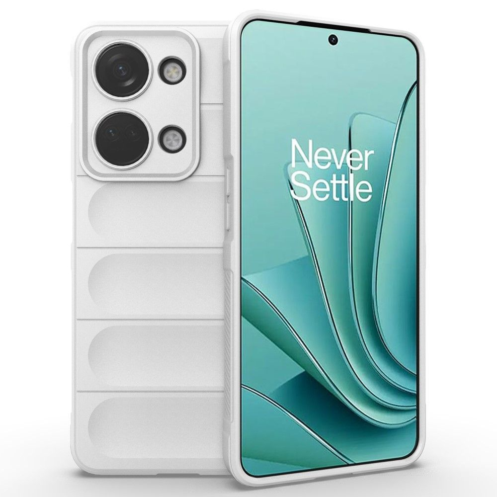 OnePlus Nord 3 5G - Wave gummi cover - Hvid