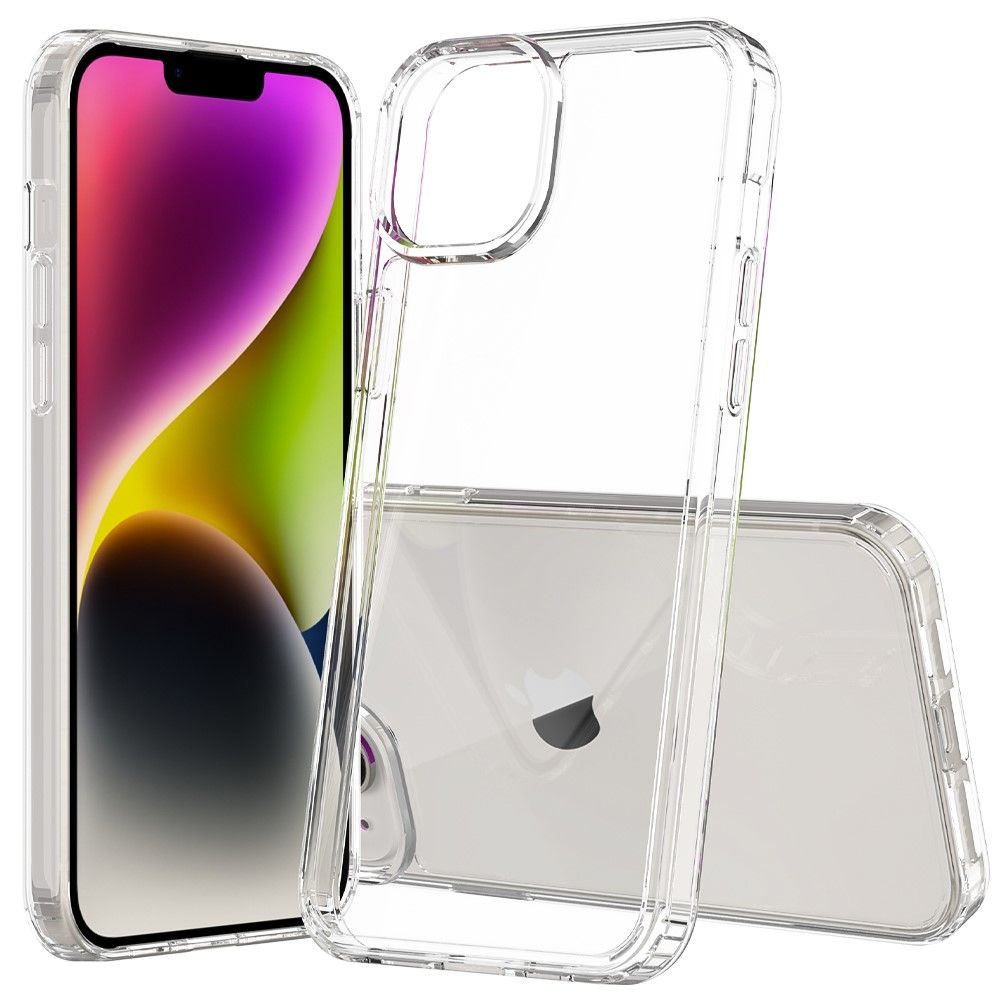 iPhone 15 Plus - Ultra clear Shockproof Hybrid cover - Transparent