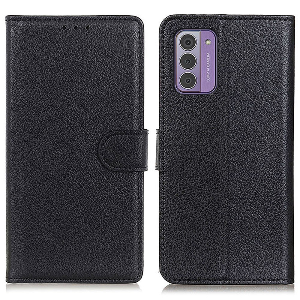 Nokia G42 - Læder cover / pung - Sort
