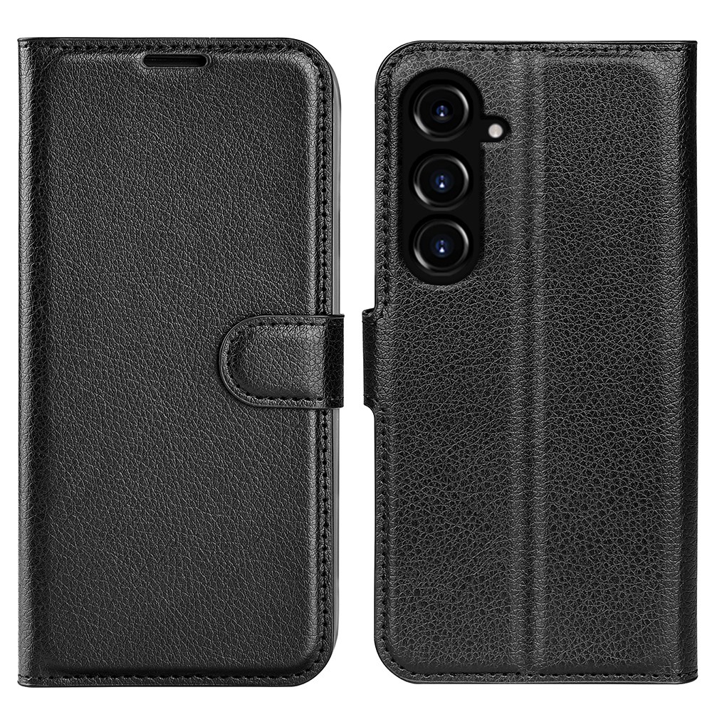 Samsung Galaxy S23 FE - Læder cover / pung - Sort