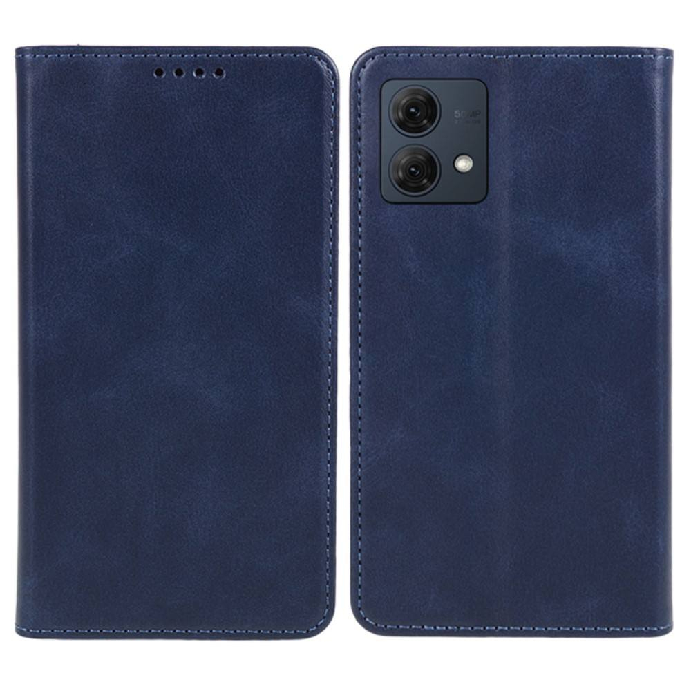 Motorola G84 5G - Flip Læder cover / pung - Blå