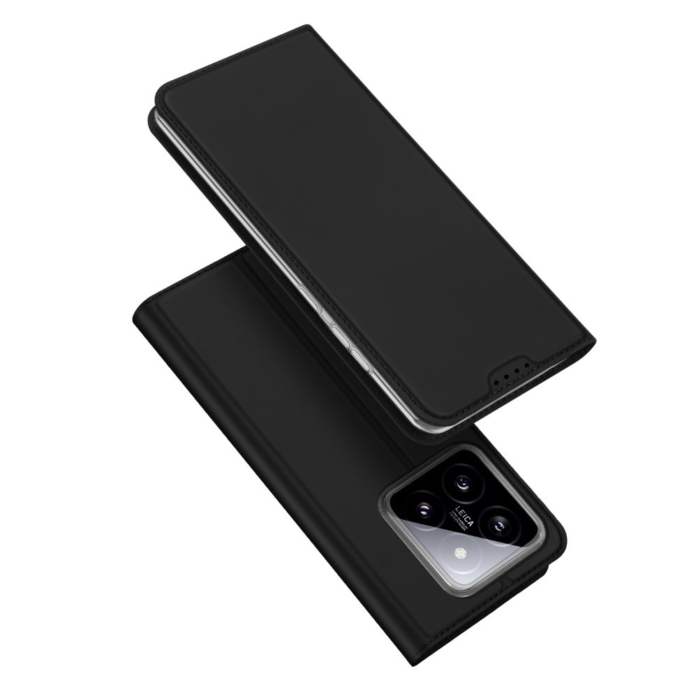Xiaomi 14 Pro - DUX DUCIS Skin Pro læder cover - Sort