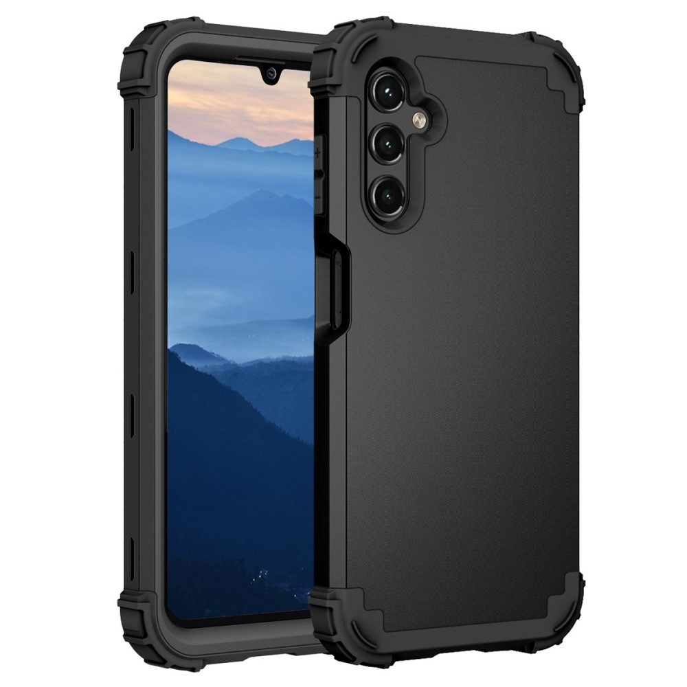 Samsung Galaxy A15 4G - Shockproof hybrid cover - Sort