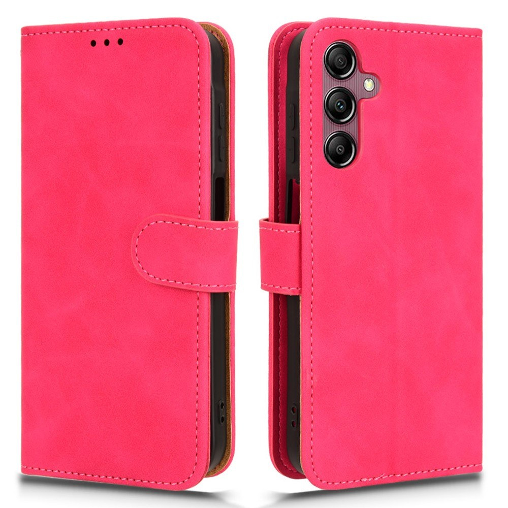 Samsung Galaxy A15 4G - Læder pung / cover - Rosa