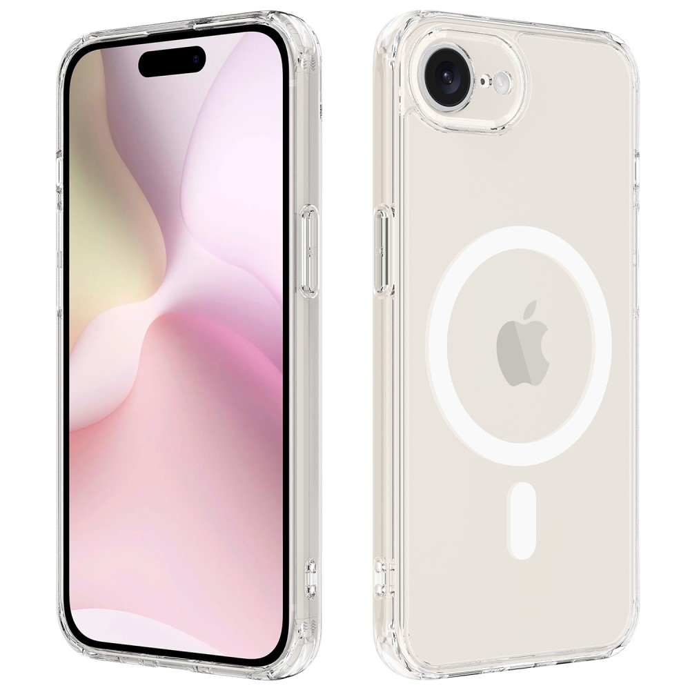iPhone 17e / 16e - Shockproof Magsafe kompatibel cover - Transparent
