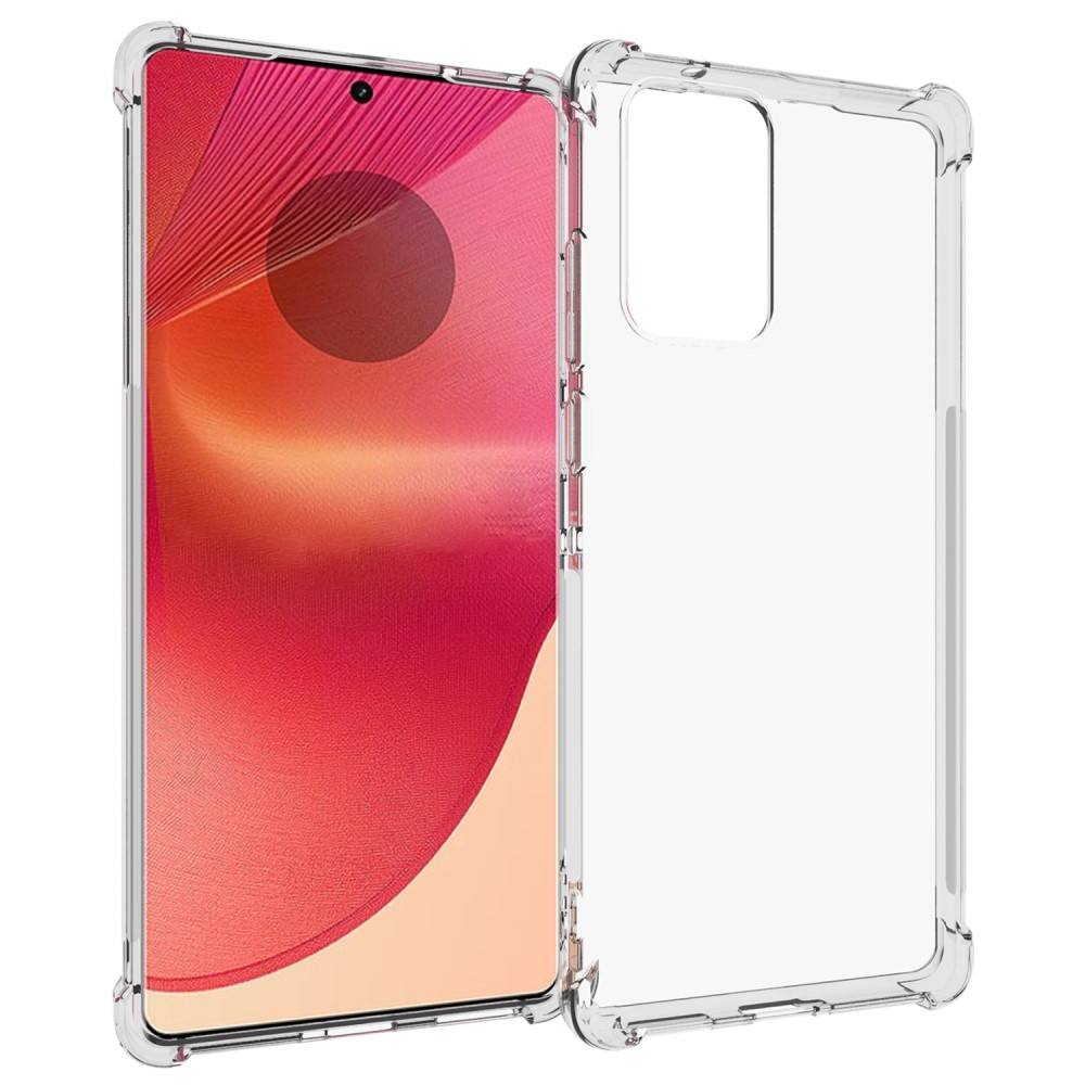 Motorola Edge 50 Fusion - Shockproof gummi cover - Transparent