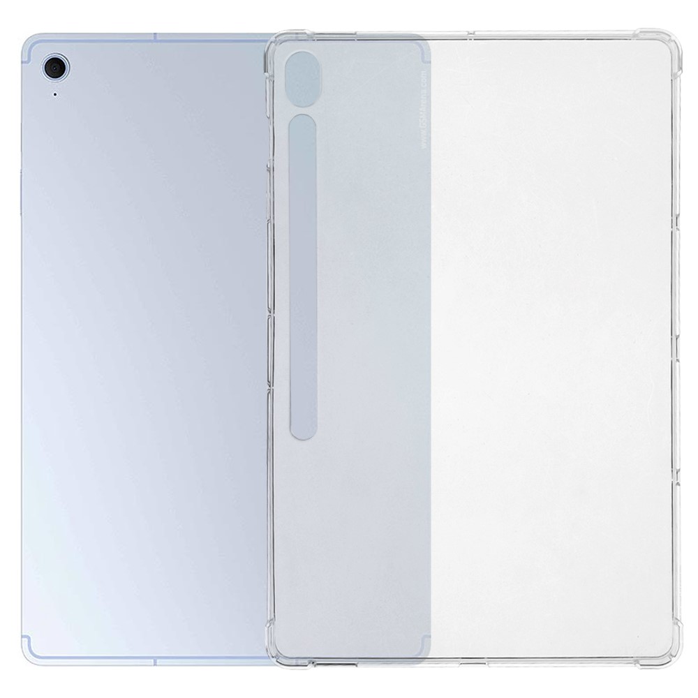Samsung Galaxy Tab S10 FE Plus - Shockproof gummi cover - Transparent
