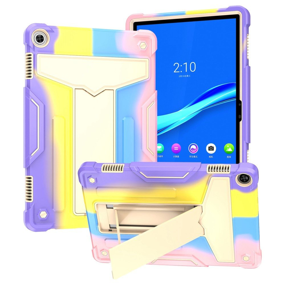 Lenovo Tab M10 (Gen 3) - Shockproof Hybridcover med Kickstand - Regnbue