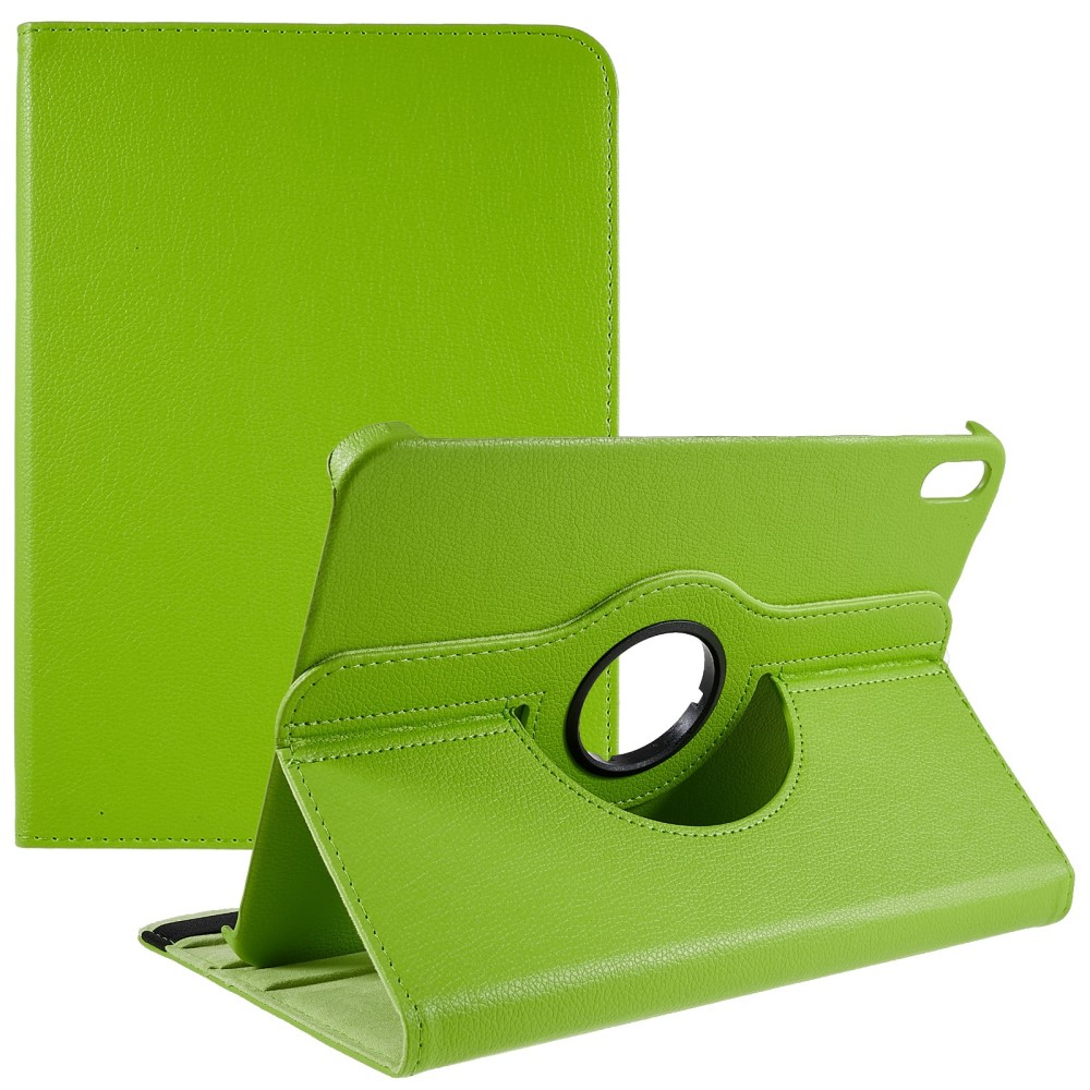 iPad 11 A16 (2025) / iPad 10.9 (2022) - Læder cover 360 grader roterbar - Grøn