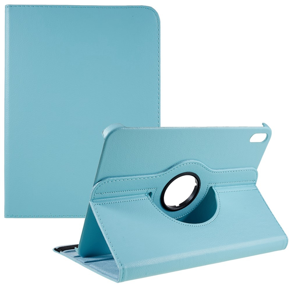 iPad 11 A16 (2025) / iPad 10.9 (2022) - Læder cover 360 grader roterbar - Blå