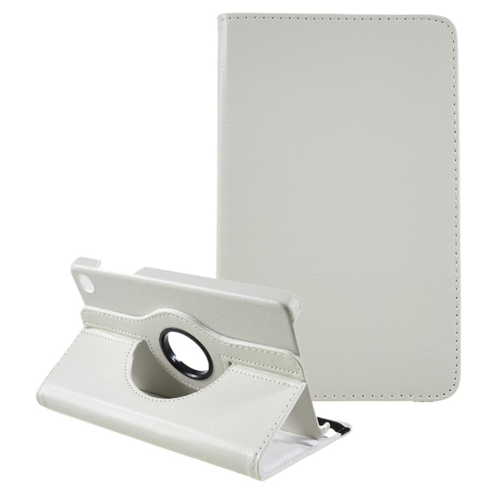 Lenovo Tab M8 (Gen 4) - Læder cover 360 grader roterbar - Hvid
