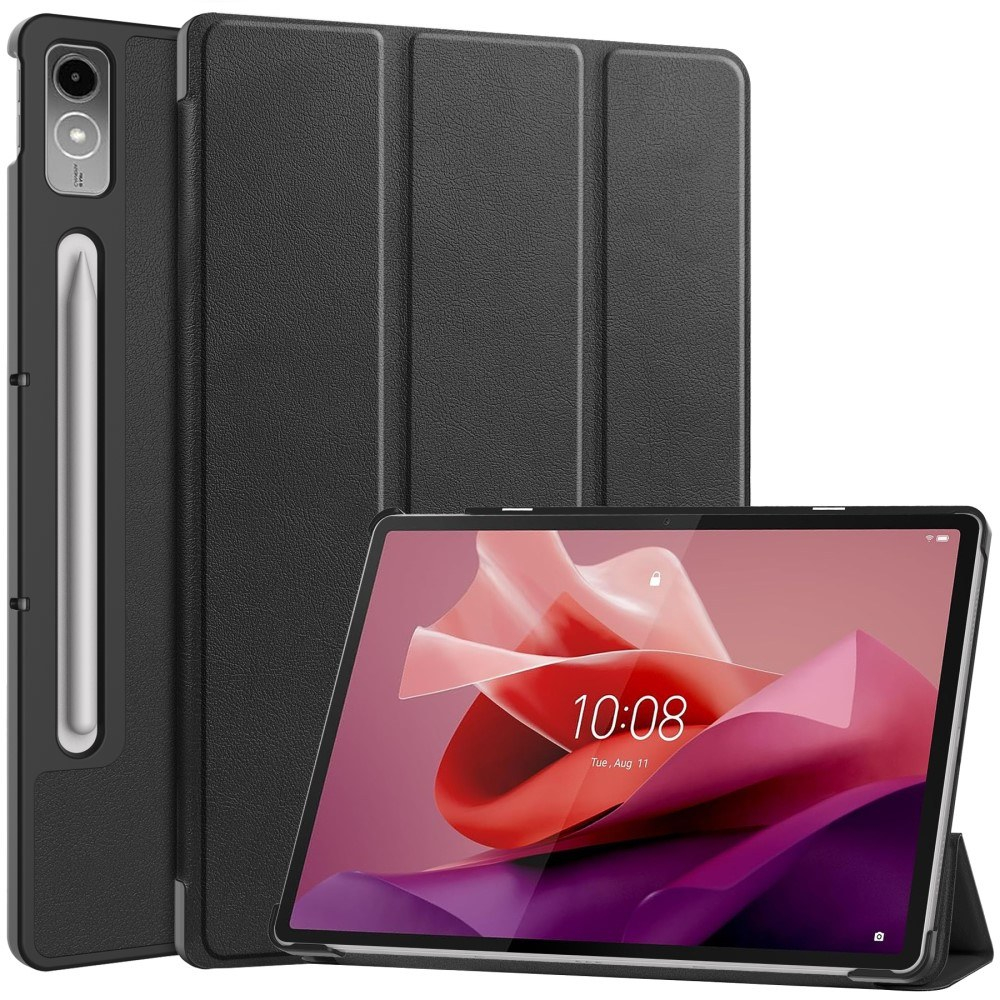 Lenovo Tab P12 - Tri-Fold læder cover - Sort