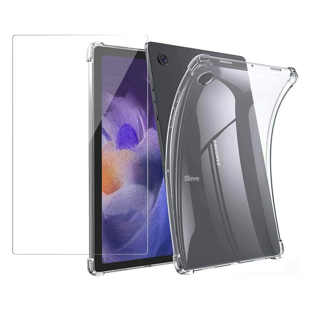 Samsung Galaxy Tab A9 Plus / Tab A11 Plus - Shockproof gummi cover - Inkl. Hærdet beskyttelsesglas