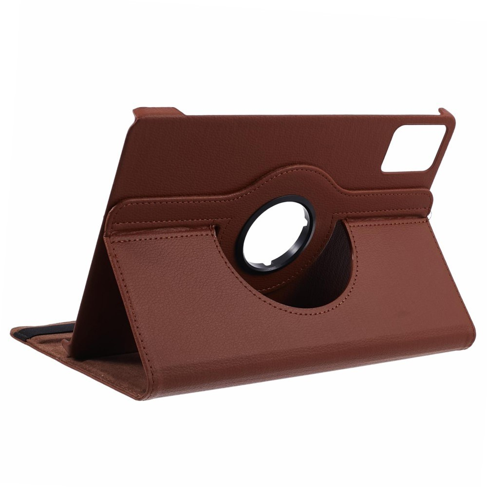 Lenovo Tab M11 - Læder cover 360 grader roterbar - Brun