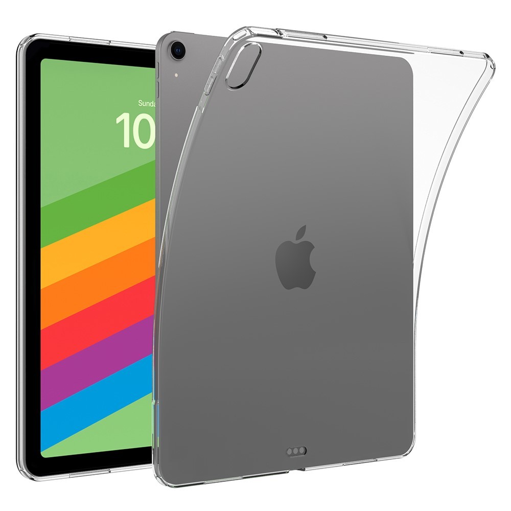iPad Air 13 (2024/2025/2026) - Ultraklar gummi cover - Transparent