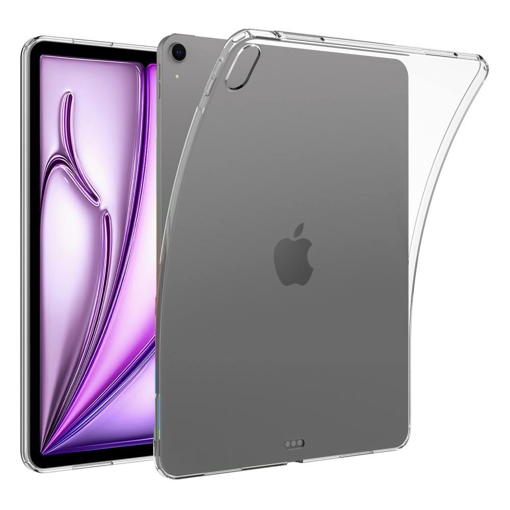 iPad Air 13 (2024 / 2025 / 2026) - Shockproof slim gummi cover - Transparent