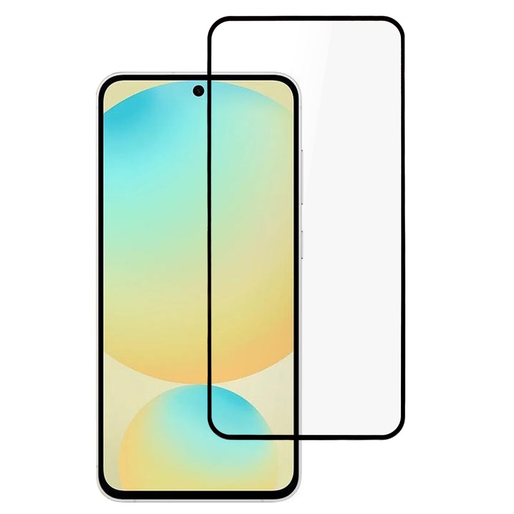 Samsung Galaxy S24 FE - Hærdet beskyttelsesglas med komplet dækning