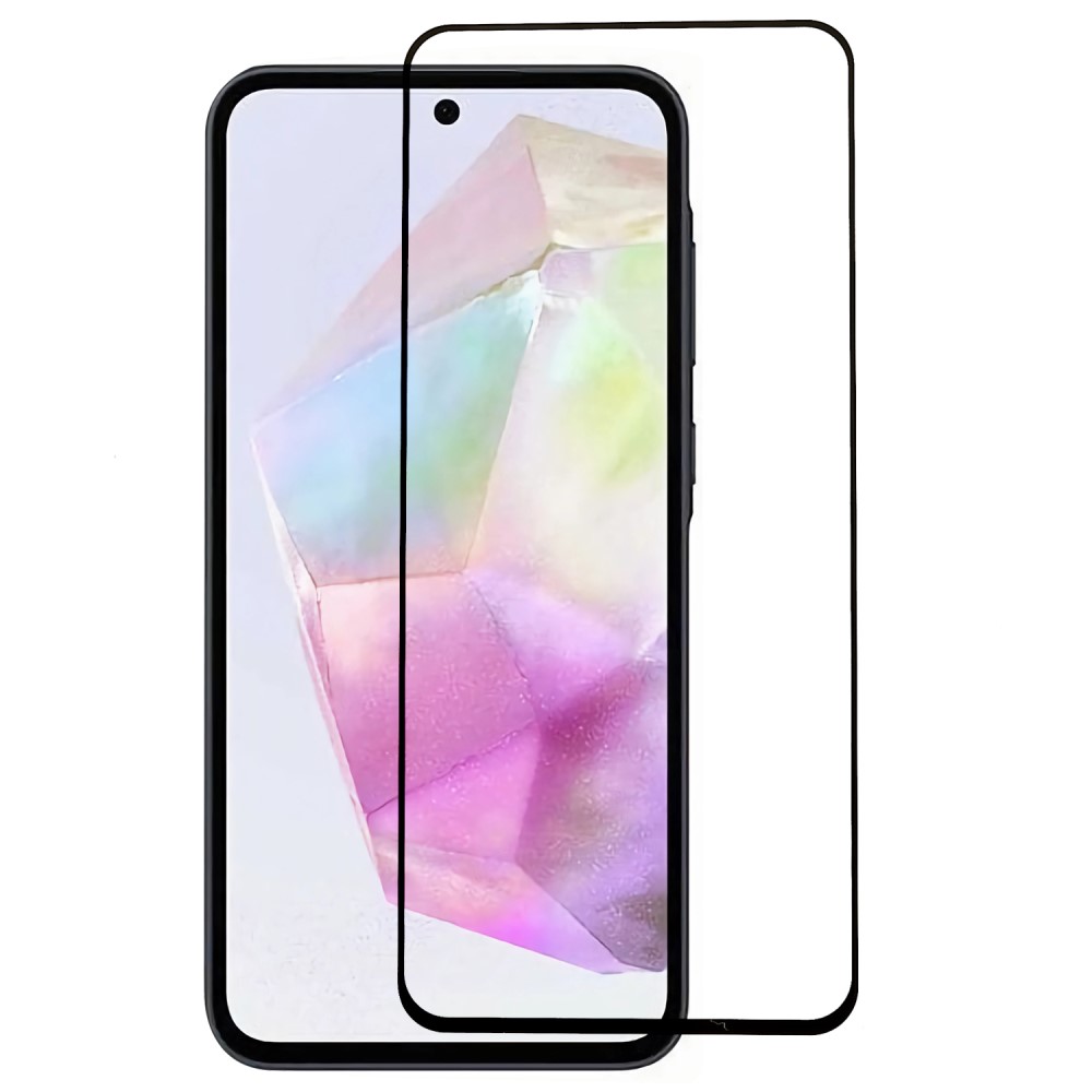 Samsung Galaxy S24 FE - Azmaro Premium hærdet beskyttelsesglas - Komplet dækning