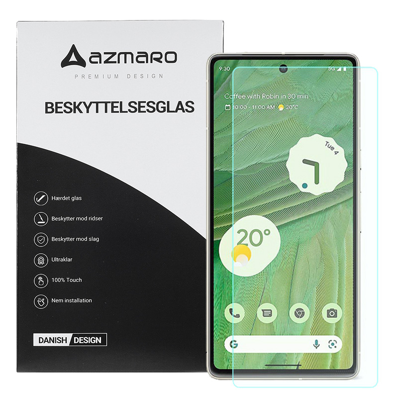 Google Pixel 7 5G - Azmaro Ultra clear hærdet beskyttelsesglas - Transparent