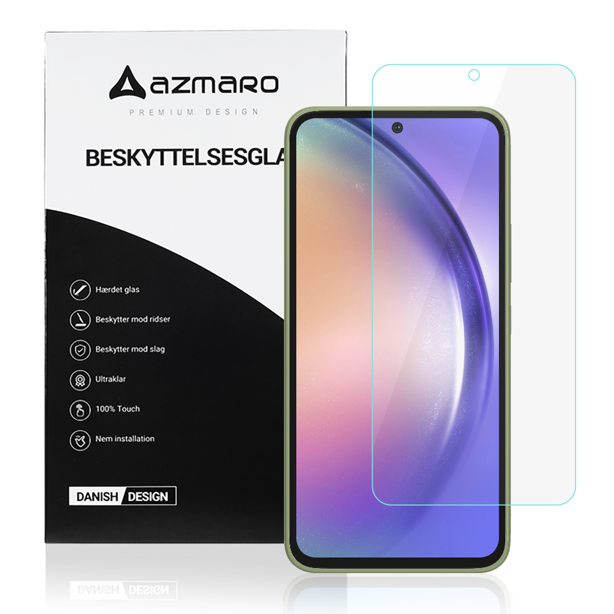 Samsung Galaxy A54 5G - Azmaro Ultra clear hærdet beskyttelsesglas - Transparent