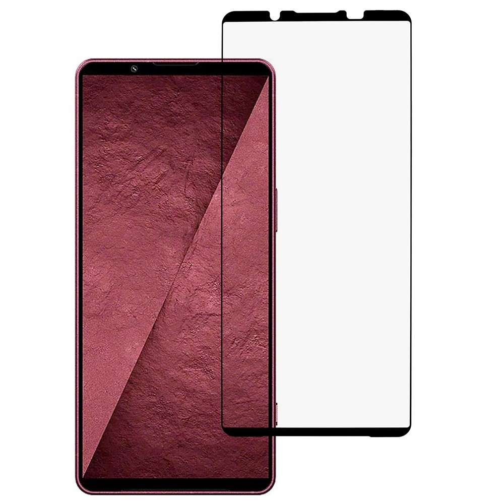 Sony Xperia 1 VIII - Azmaro Premium hærdet beskyttelsesglas - Komplet dækning