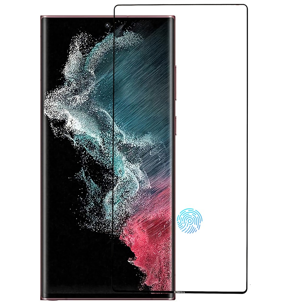 Samsung Galaxy S23 Ultra 5G - Premium hærdet beskyttelsesglas med komplet dækning