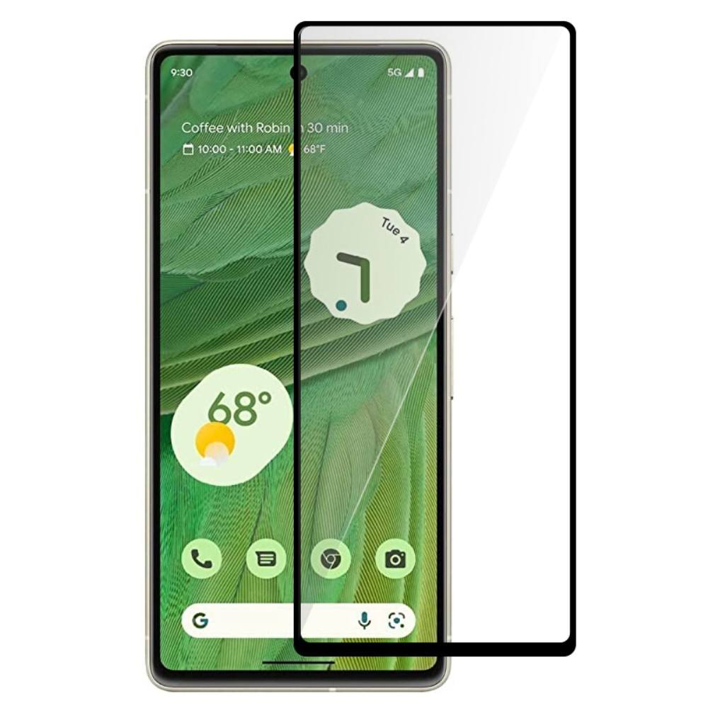 Google Pixel 7a - Premium hærdet beskyttelsesglas 0.26 mm med komplet dækning