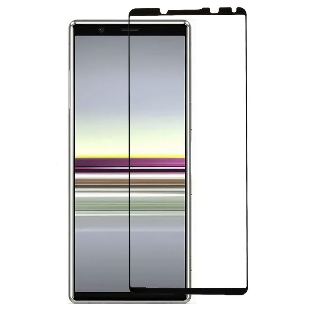 Sony Xperia 5 V - Premium hærdet beskyttelsesglas med komplet dækning