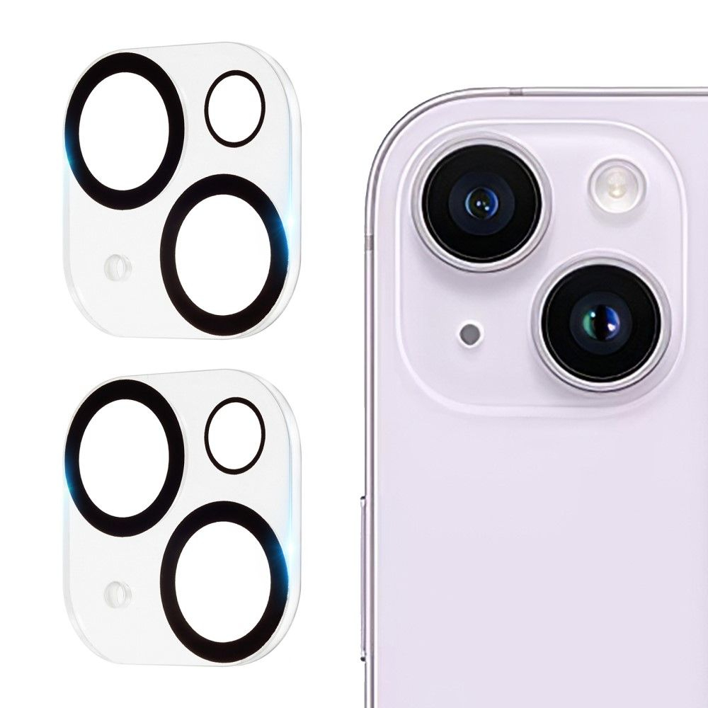 iPhone 15 / 15 Plus - Hærdet beskyttelsesglas til KAMERALINSE - 2 stk.