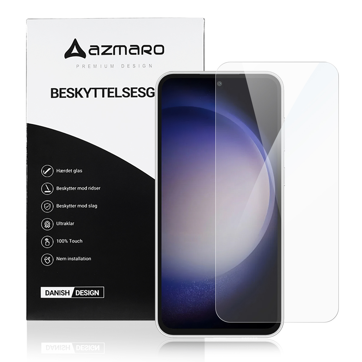 Samsung Galaxy S23 FE - Azmaro Ultra clear hærdet beskyttelsesglas - Transparent