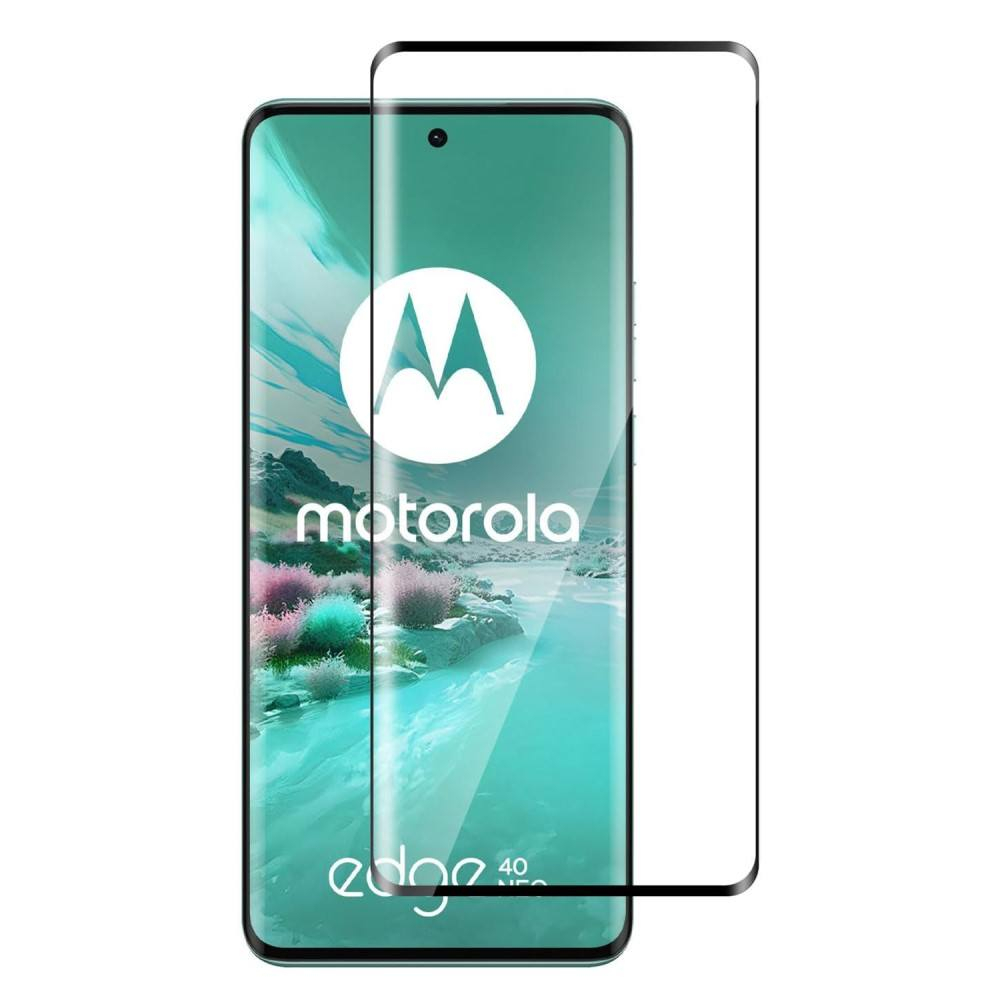 Motorola Edge 40 Neo 5G - Hærdet beskyttelsesglas med komplet dækning