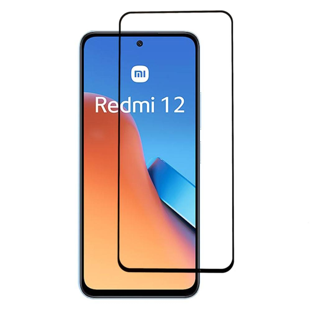 Xiaomi Redmi 12 5G - Premium hærdet beskyttelsesglas med komplet dækning