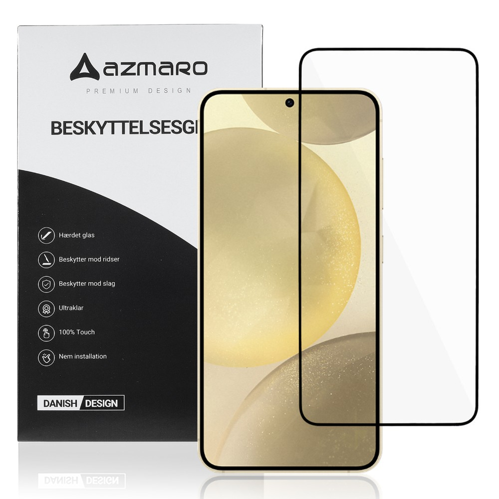 Samsung Galaxy S24 Plus - Azmaro Premium hærdet beskyttelsesglas - Komplet dækning