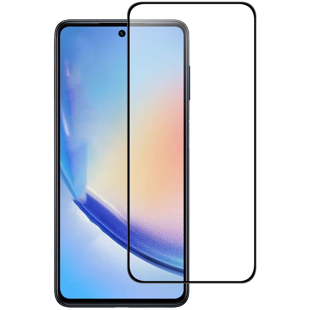 Samsung Galaxy S24 - Hærdet beskyttelsesglas 0.18mm med komplet dækning - Understøtter fingeraftryk